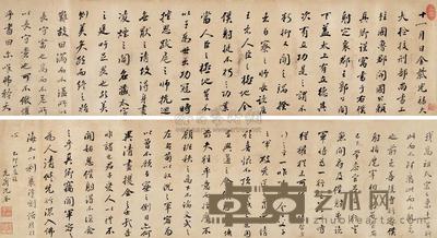 沈荃 1675年作 行书 卷 25.5×226cm