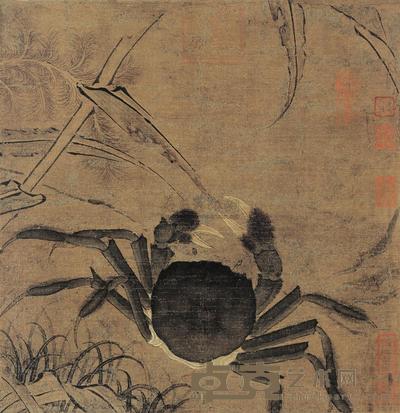 佚名 芦图 立轴 26×25.5cm