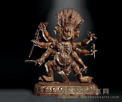 18世纪 马头金刚 高40cm