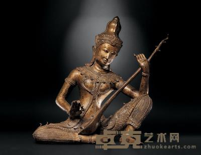 19世纪  妙音佛母 高31cm