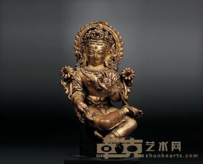 15世纪  拉克希米 高10cm