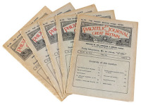 1934年 L 大不列颠集邮协会会刊第522至524期 第527期 第529期