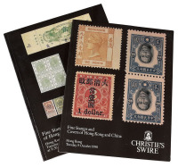 1990-1993年 L 香港太古佳士得（CHRISTIE&#39;S SWIRE）公司举办中国邮票专场拍卖图录二册