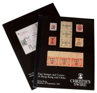 1991-1996年 L 香港太古佳士得（CHRISTIE&#39;S SWIRE）公司举办中国邮票专场拍卖图录二册