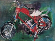 赵开坤 1996年作 机车