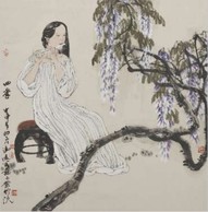 冯远 四季 镜心
