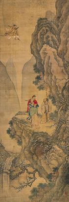 顾见龙 仙会图 立轴