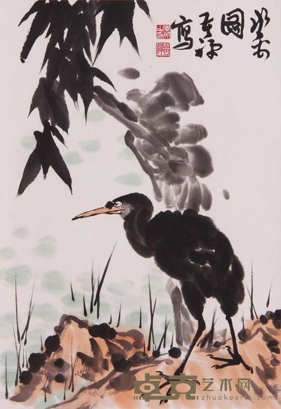 《鸟》立轴 68×46cm