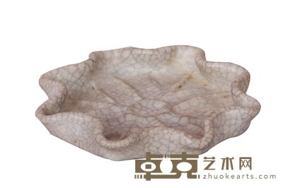 哥釉荷叶型洗 径:11.3cm
