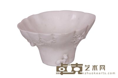 德化窑龙纹杯 高:10.5cm