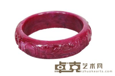 红宝石手镯 径：7.6cm重：110.3g