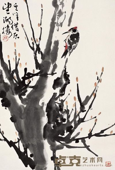 孙其峰 花鸟 立轴 68.5×46cm