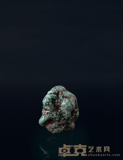 20th 绿松石仿封泥“澹如水”闲章 高6.8cm