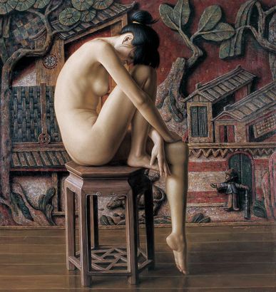 顾致农 2009年作 女人体
