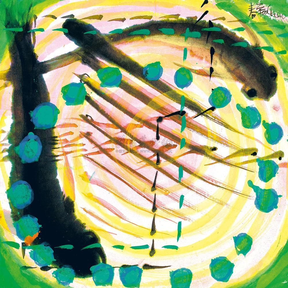 赵春翔 循环不息45×45cm