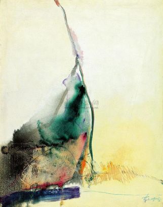 庄喆 1980年作 抽象山水