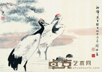 鹤舞 45×62cm