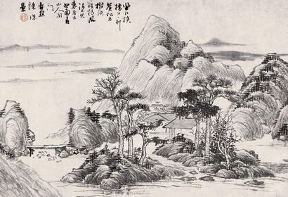 陈璞 松风闲居图 镜片