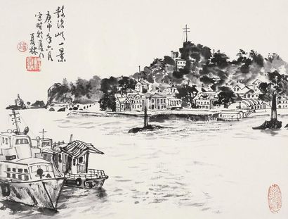 杨夏林 鼓浪屿一景 镜片