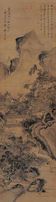 谢时臣 己未（1559年）作 山居图 立轴