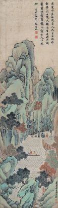 潘恭寿 戊申（1788年）作 山水 镜心