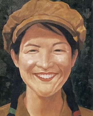 祁志龙 2001年作 女青年肖像