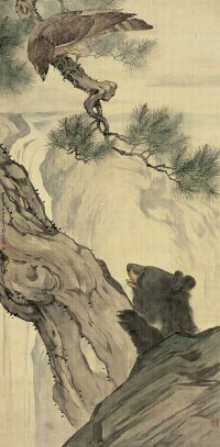 刘奎龄（1885～1967）熊鹰图