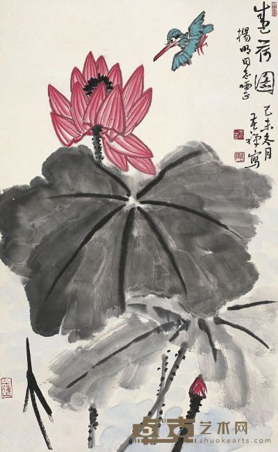 李苦禅（1899～1983）盛荷图 