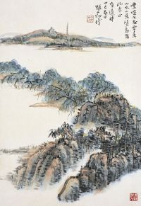 张大壮（1903～1980）春山远眺