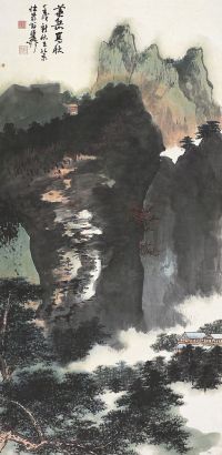 谢稚柳（1910～1997）华岳高秋图