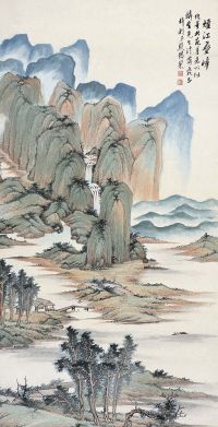 殷梓湘（1909～1984）烟江迭嶂图