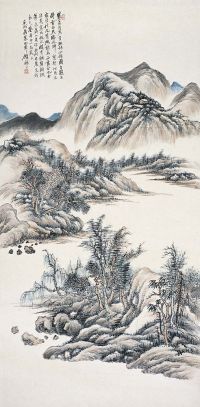 顾麟士（1865～1930）踈\林仙馆图