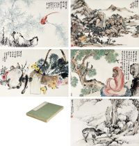 吴征（1878～1949）山水花鸟册