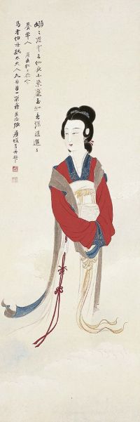 张大千（1899～1983） 凌云仙女图