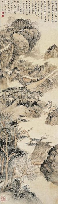 张大千（1899～1983） 仿石溪山水