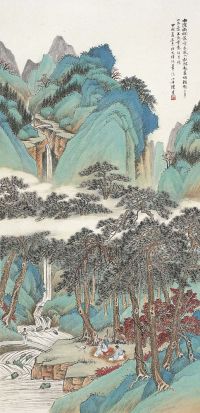 陈 达（1892～1975） 松风会琴图
