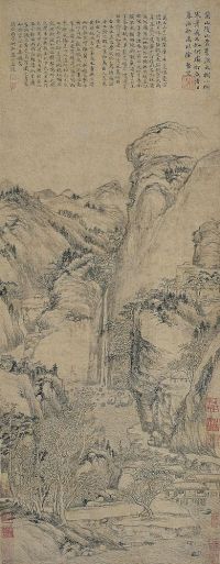 王绂（1362～1416）清溪渔隐图
