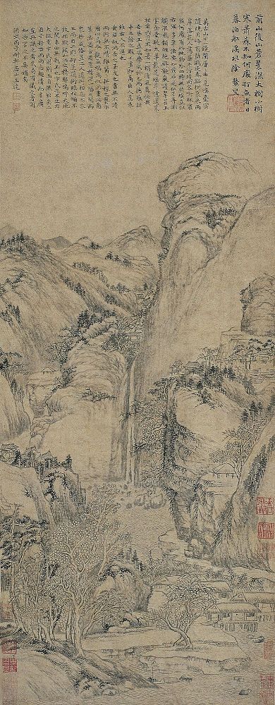 王绂（1362～1416）清溪渔隐图