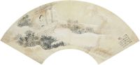 费丹旭（1802～1850）玉笛秋情图