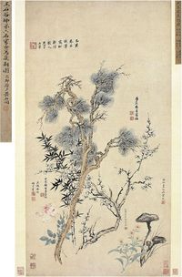 王翚（1632～1717）、杨晋（1644～1728）、虞沅［清·康熙］等岁朝图