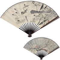 唐云（1910～1993） 秦古柳（1909～1976）蜻蜓荷花·雪窗读书图