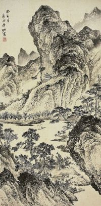 溥佐（1918～2005）春江秀色图