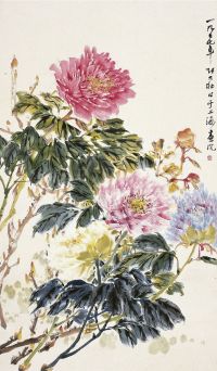 张大壮（1903～1980）五色富贵图