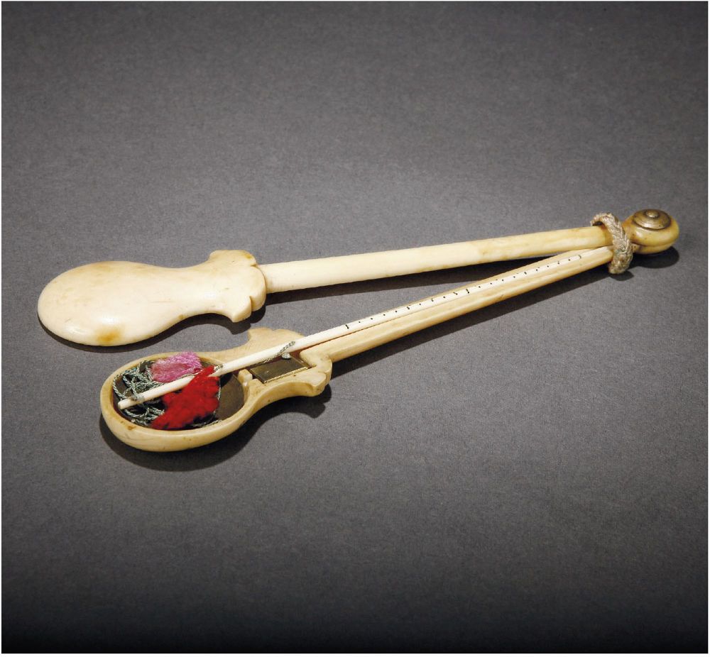 lot:1625 清·象牙戥子