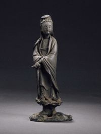 清·铜菩萨像