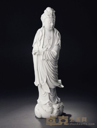 清·德化窑菩萨像 