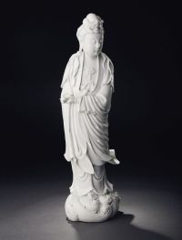清·德化窑菩萨像