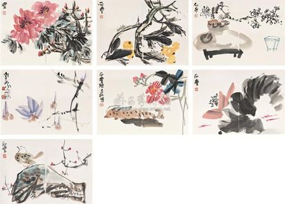 陈子庄 花鸟册 册页