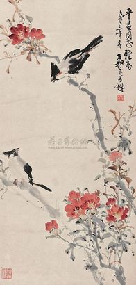 陈子毅 1963年作 春意闹 立轴