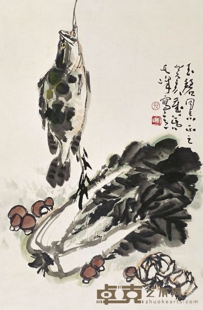 孙其峰 1983年作 果蔬图 镜心 68×45cm